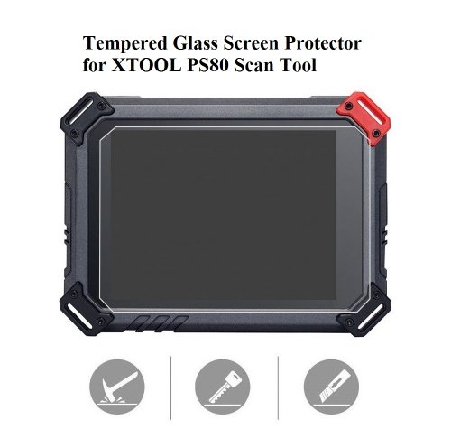 Tempered Glass Screen Protector for XTOOL PS80 OBD Scan Tool